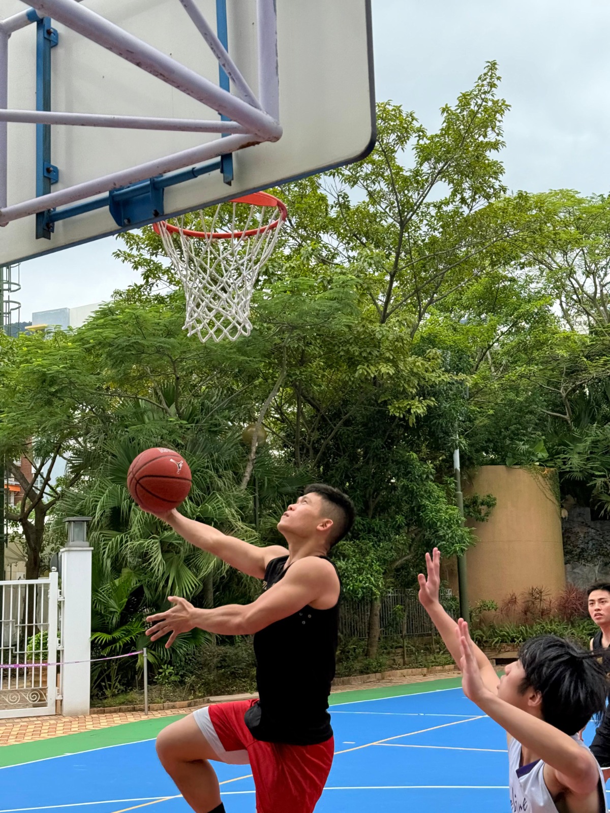 The first Alumni Three-on-Three Basketball Tournament